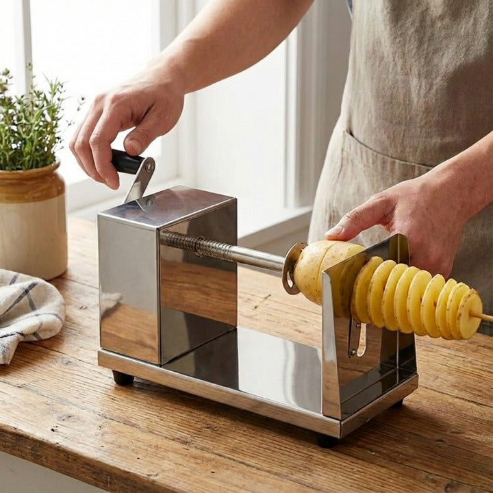 Rustfritt stål spiral kutter for jevne spiraler | Skanto