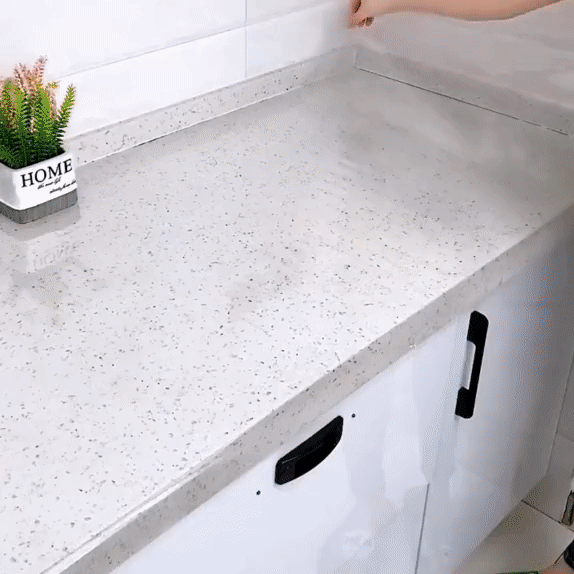 Glossy Selvklebende Vanntett Benkeplate Film Rull | Skanto