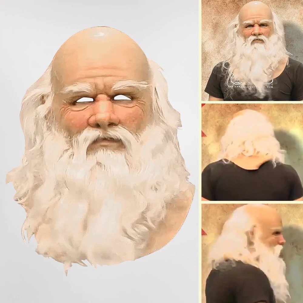 Skanto | Realistisk Julemann Maske | Lateks med Komfort