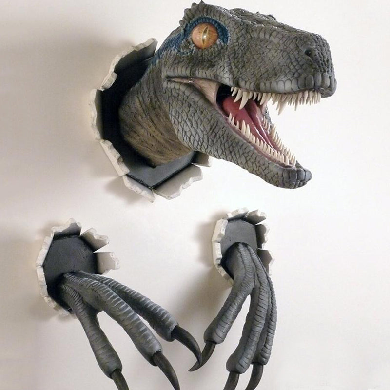 Skanto | Vegg Sprengende Velociraptor Dekorasjoner