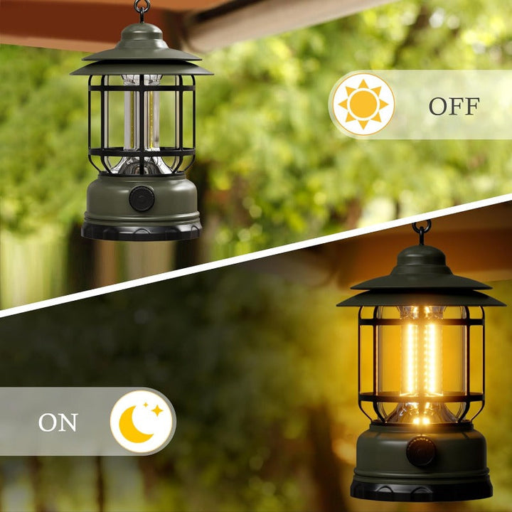 Skanto | Oppladbar Retro LED Campinglampe