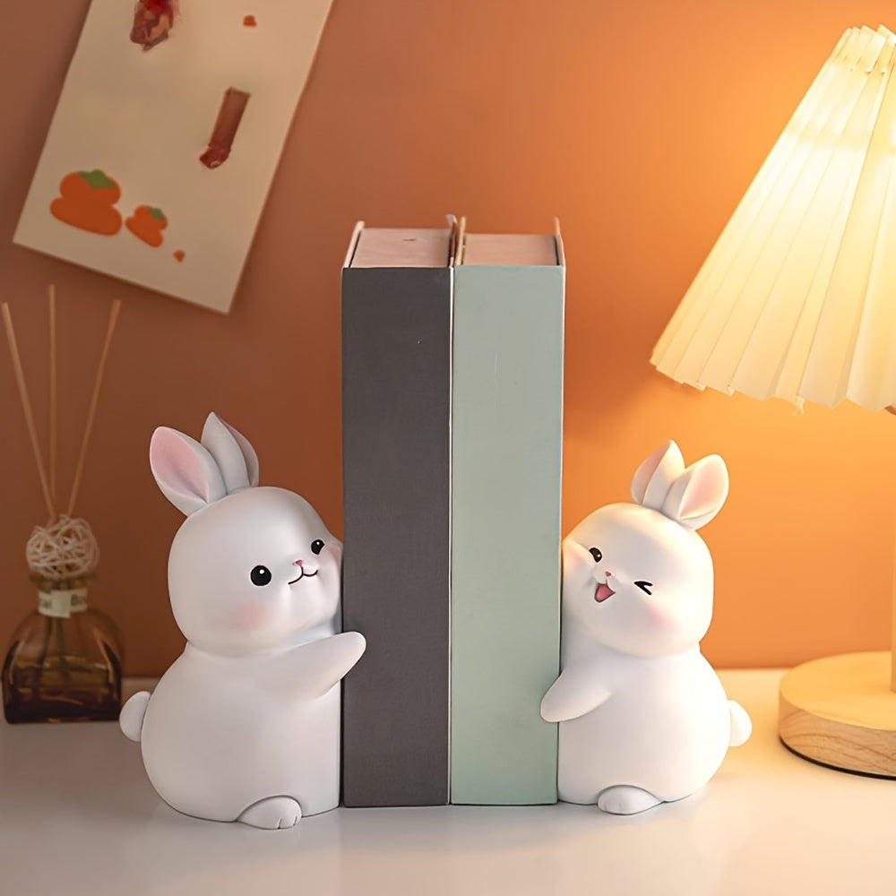 BunnyBookends – Lekne Bokstøtter i Kanin Stil Skanto