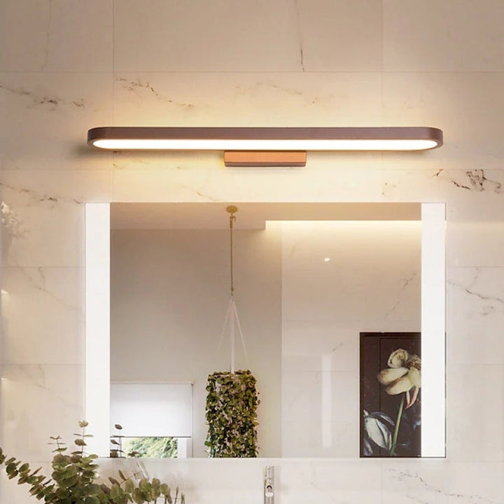 Skanto | Leigh moderne vegglampe lineær, Gull, Soverom/Baderom, Metall