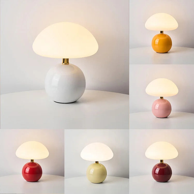Skanto | Keramisk Bordlampe med Mykt Varmt Lys