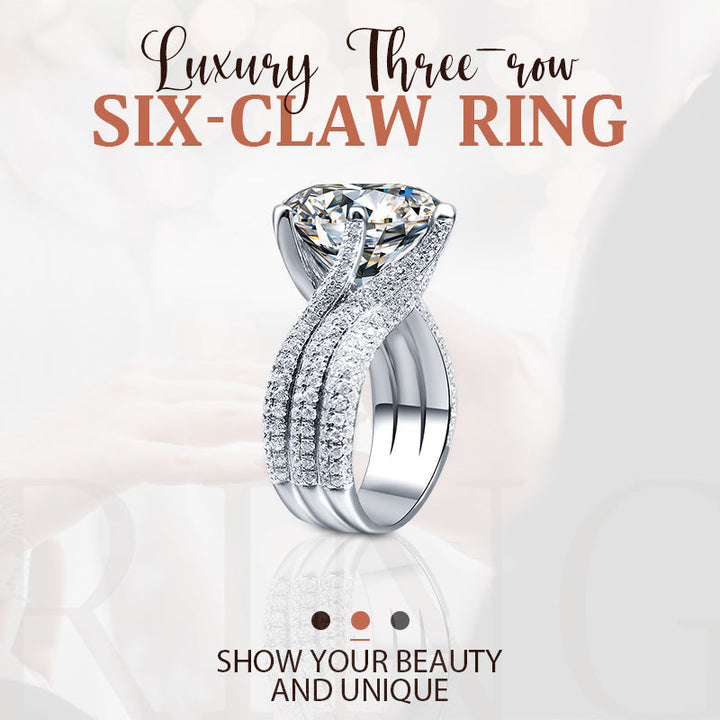 Skanto | 3-karats Super Flash Moissanite Ring