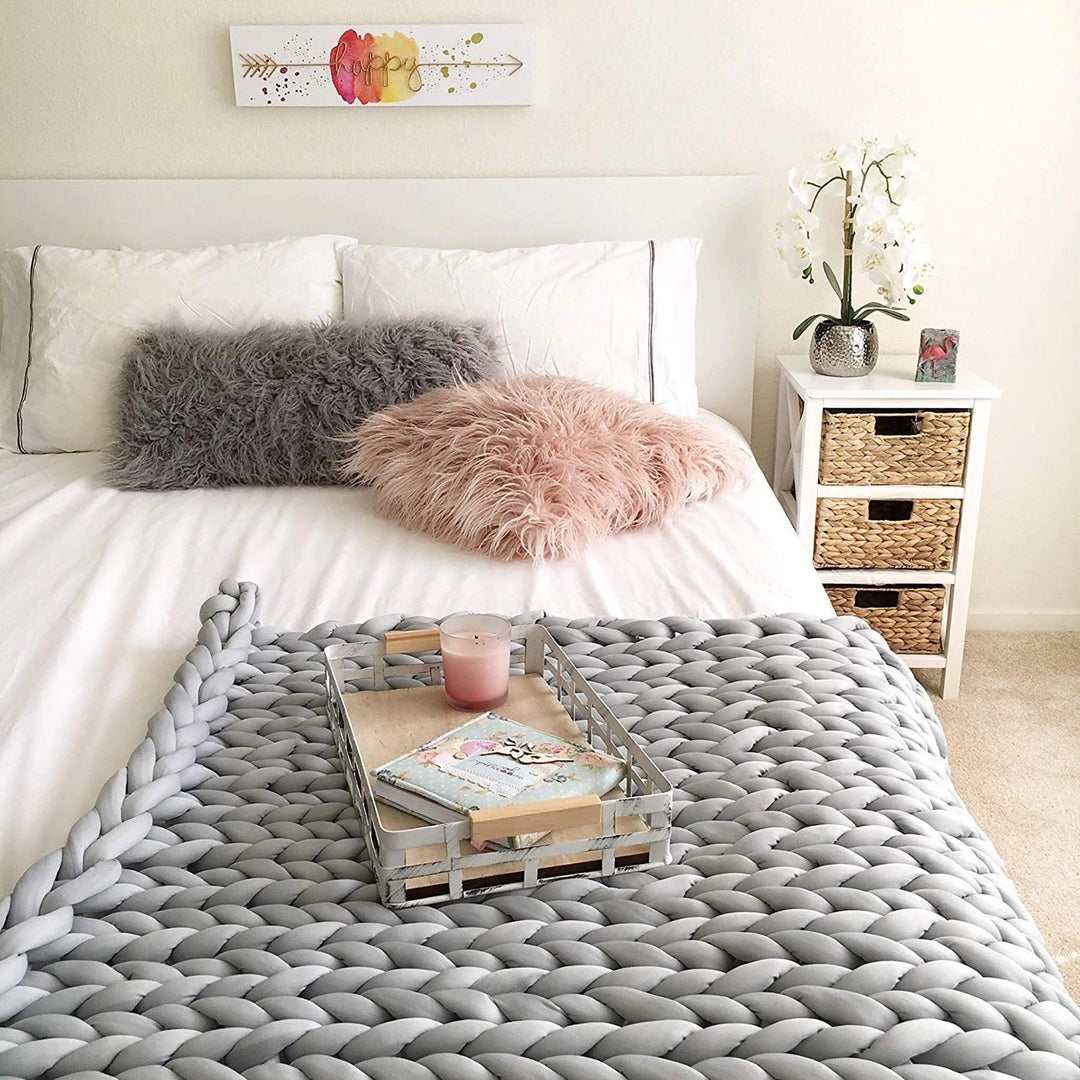 Skanto | Chunky Strikket Teppet