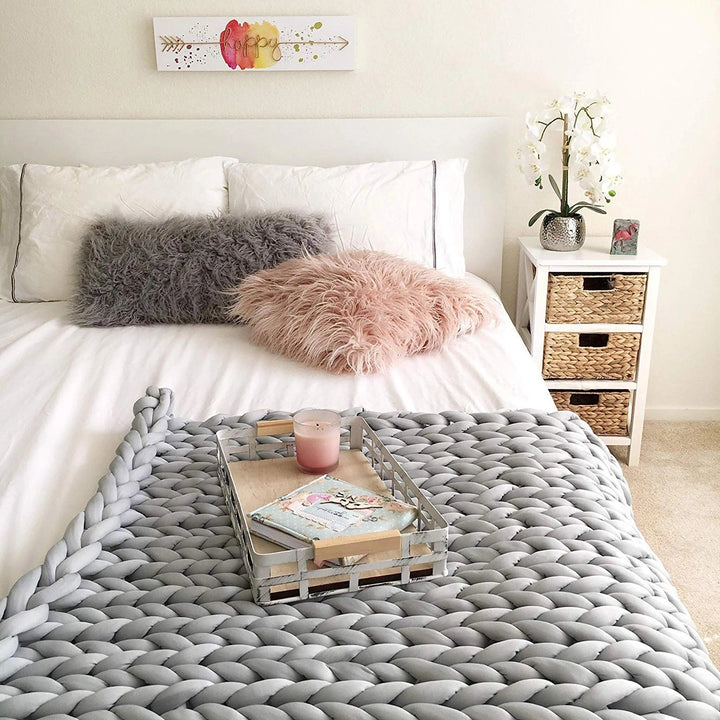 Skanto | Chunky Strikket Teppet