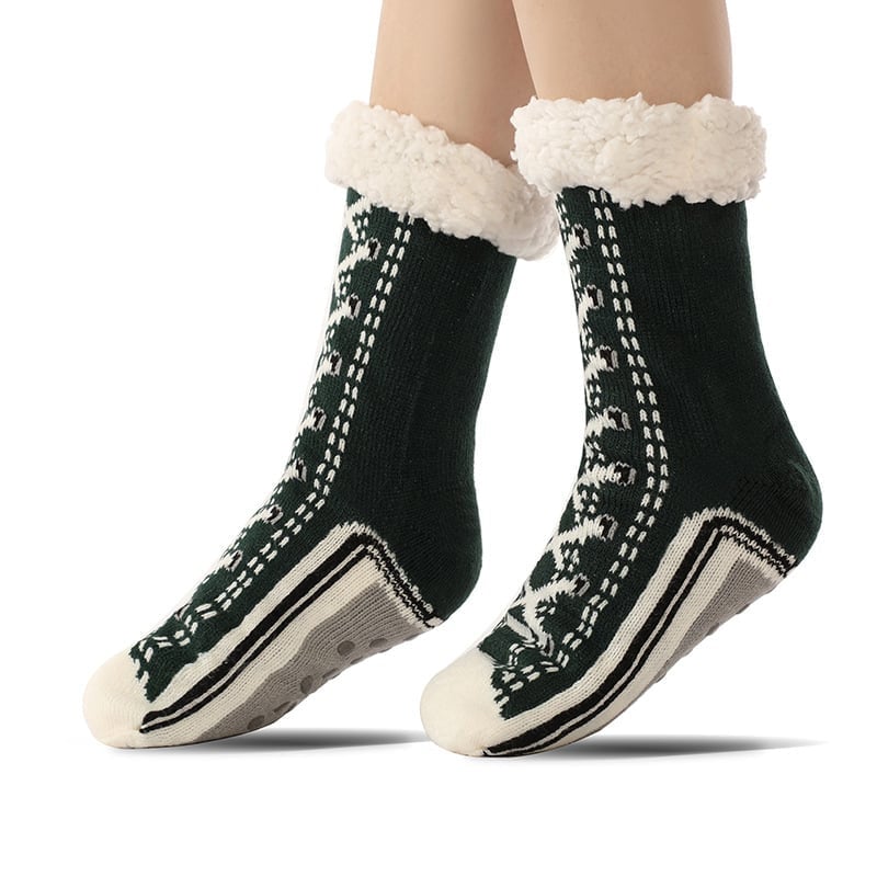 Skanto | Ultra-tykke Cashmere Slipper Hjem Sokker