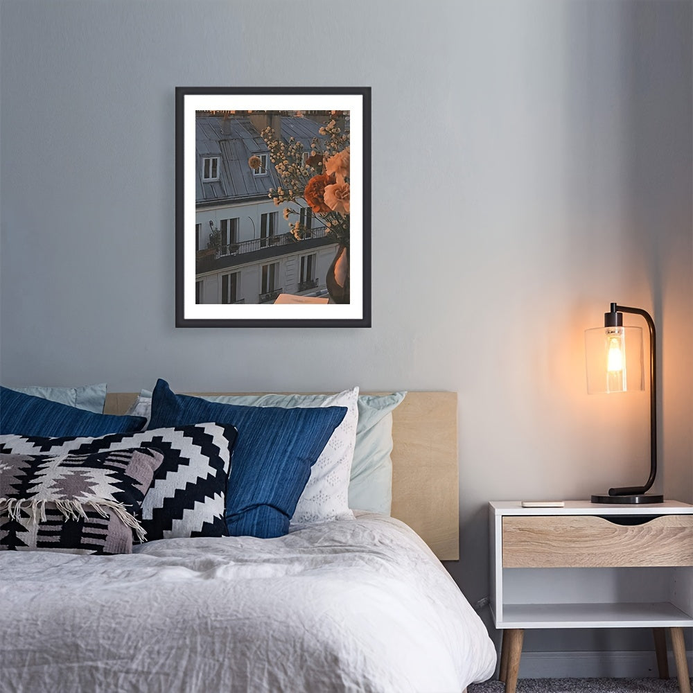 GalleryFrame – Sett med 3 svarte bilde rammer for vegger og bord Skanto
