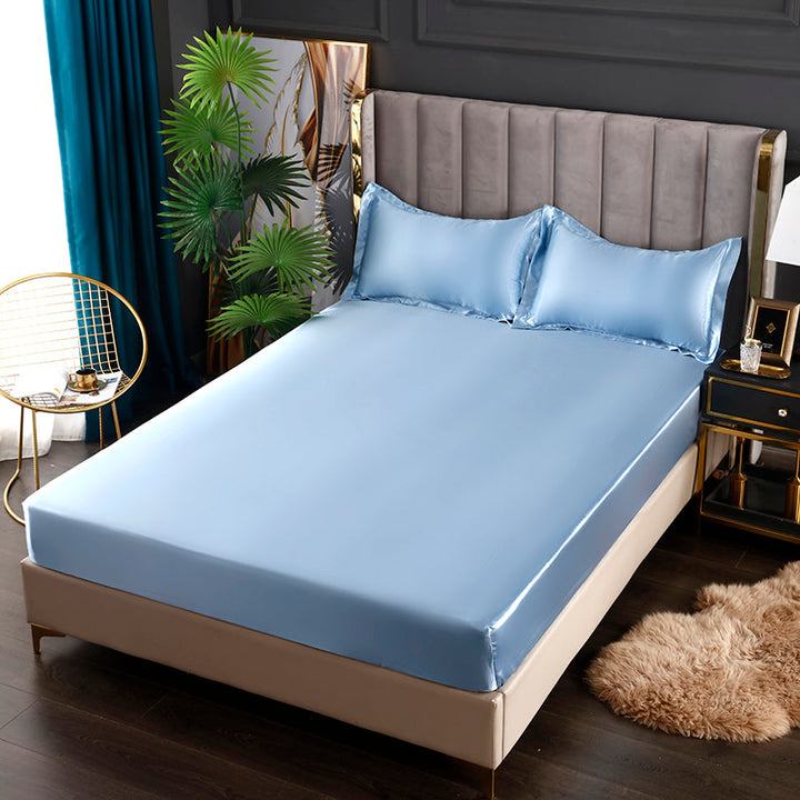 Silke Sateng Elastisk Fitted Ark med GRATIS* Silke Sateng Putetrekk Skanto