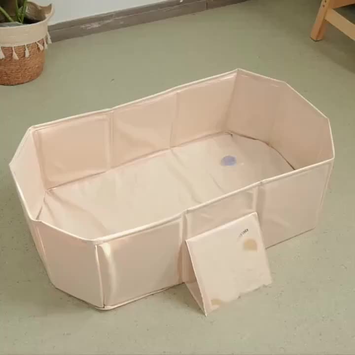 Skanto | AquaLounge Sammenleggbar Badekar | PVC | For 1–3 Personer | Med Hyller & Rask Fyllingssystem