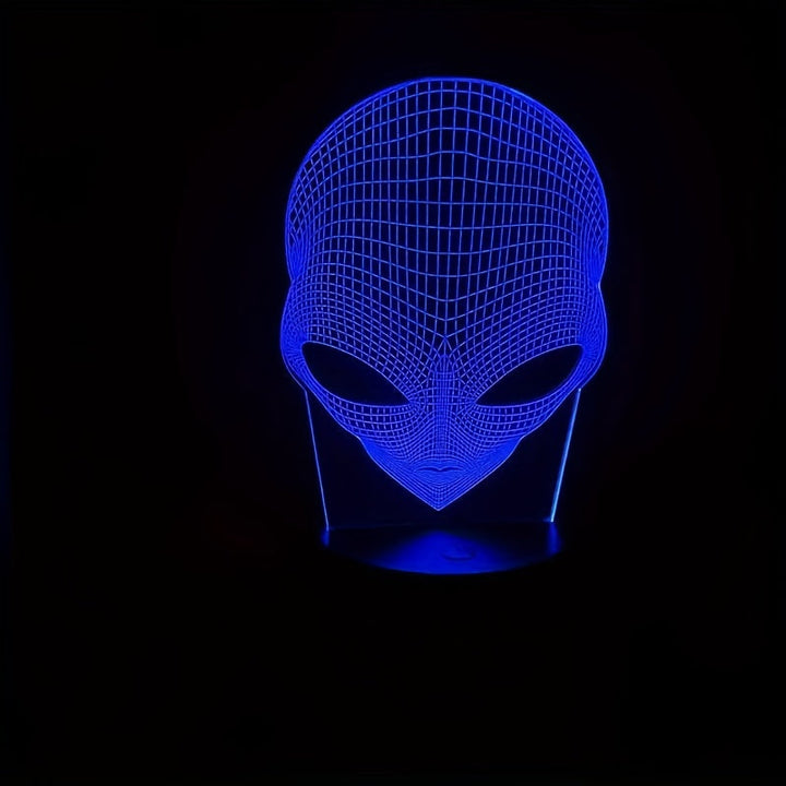 Skanto | AstroLight – 3D-alienlampe med LED fargebelysning og berøringskontroll
