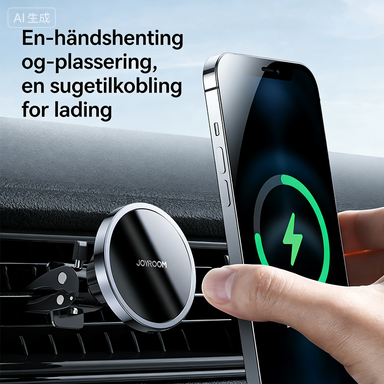 Skanto | Mobil Bil Magnetmontering Trådløs Hurtiglading Brakett