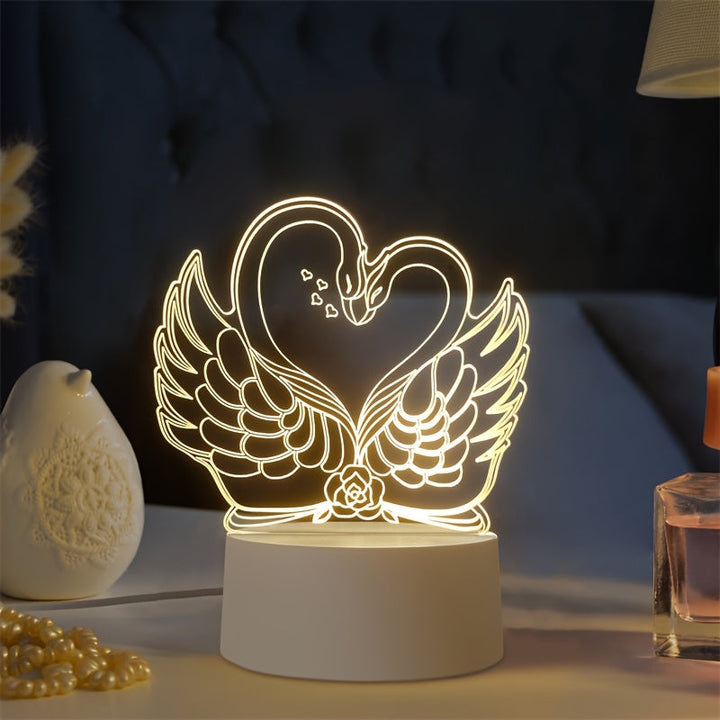 SwaneLume – USB 3D LED Bordbelysning Skanto
