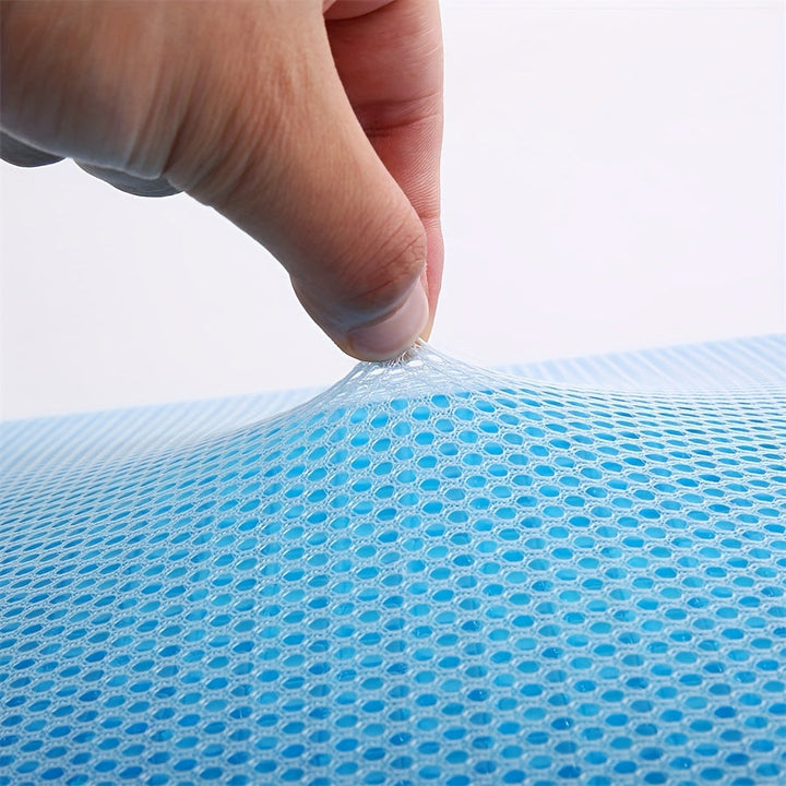 1stk Ergonomisk Minne Skummpute med Pustende Mesh og Kjølende Gel Kjerne - Støtter Nakke og Rygg for Komfortabel Søvn | Skanto