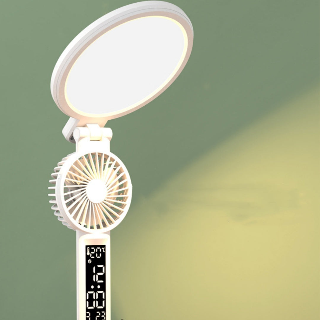 LED klok bordlampe med USB. | Skanto