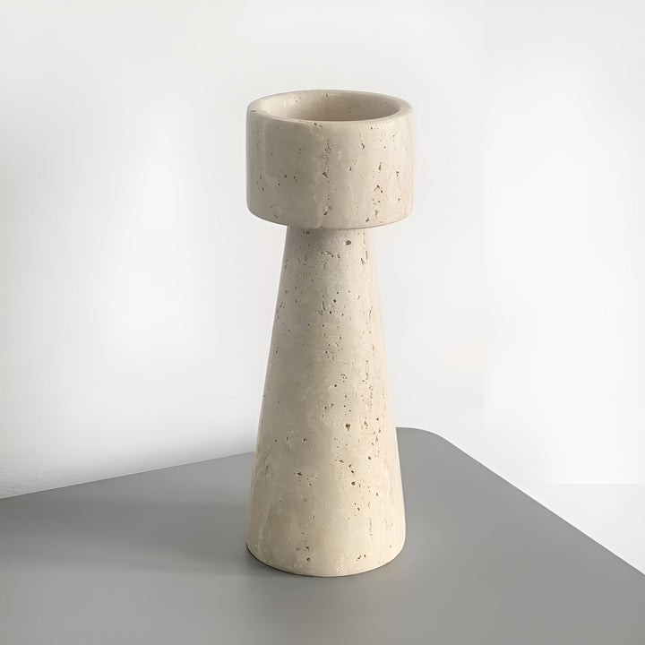 MarSkantoe lysestake i naturstein – elegant og dekorativ | Polert for TaSkantoe, bryllup og oppholdsrom