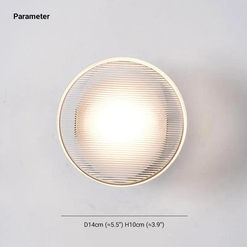 Skanto | Metall Vegglampe Liten Moderne Skålformet Design