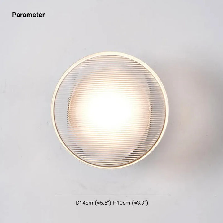 Skanto | Metall Vegglampe Liten Moderne Skålformet Design