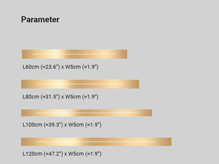 Moderne LED Vegglampe - LumièreGold | Skanto