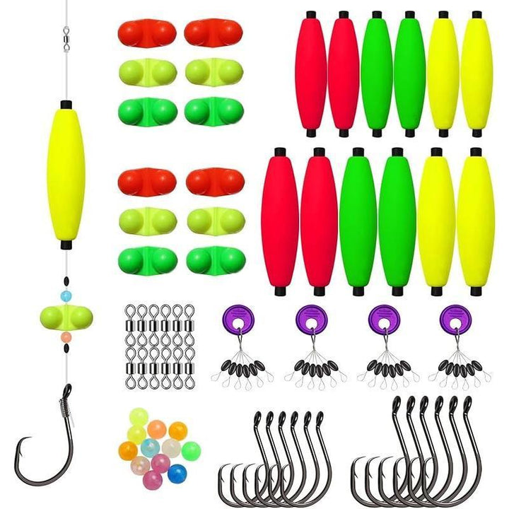 Skanto | Pre-Rigget Catfish Float Rigs med Rattle Beads