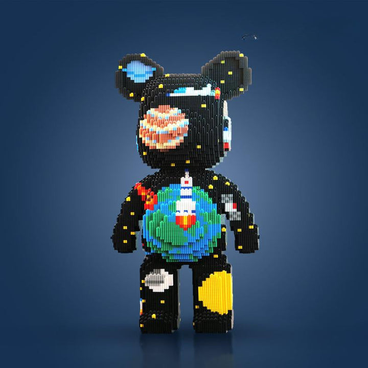 Skanto | DIY Pixel Art Blokk Bjørn Figurer – Kreativ Bygging & Samle Utstilling
