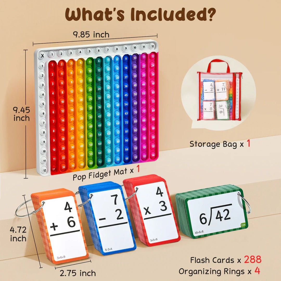 Skanto | Matematiske Flashcards og Pop Fidget Diagram