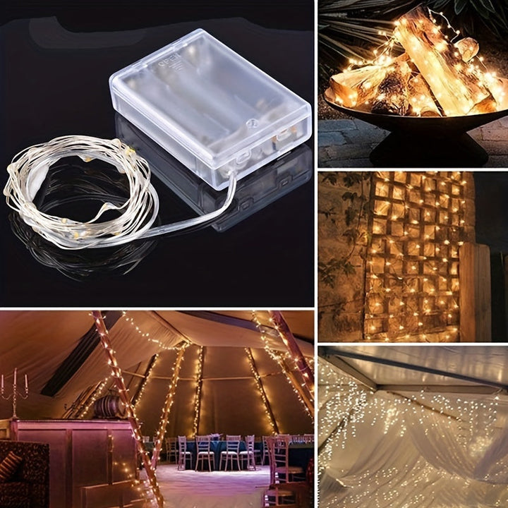 Skanto | Fairy String Lights Batteridrevet Varm Hvit