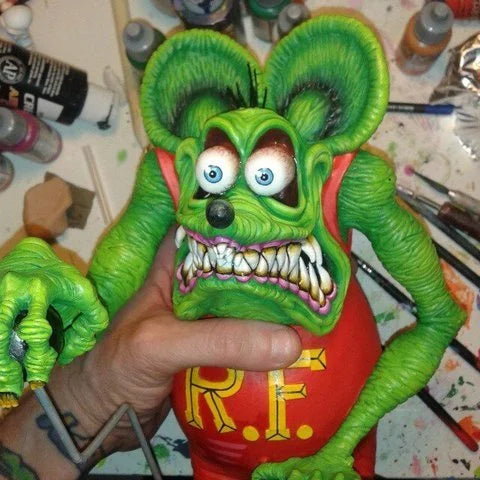 Skanto | Rat Fink Samlemodell Leketøy Halloween Dekorasjon