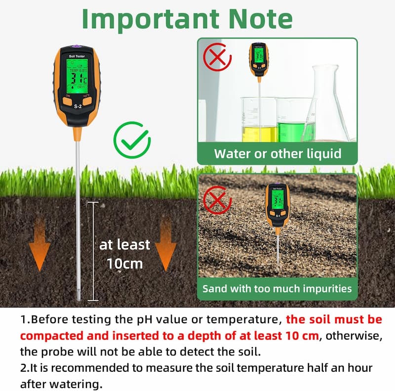 SmartGrow™ 4-i-1 Jordmåler for Planter | Skanto
