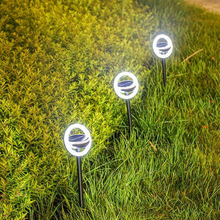 Skanto | Solenergi Hagebelysning med Fargeendring – LED Bakke Spots for Utendørs og Hage