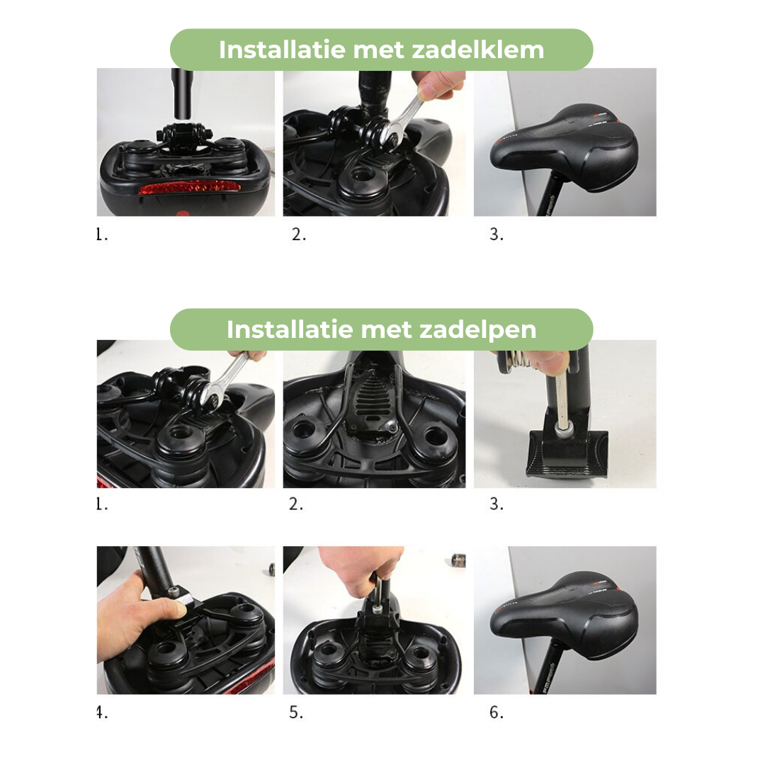 Ergonomisk sykkelsete – Behagelig, justerbar og vanntett | Skanto