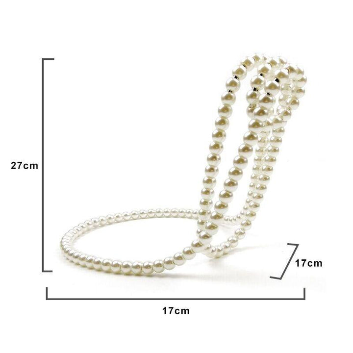 Skanto | Elegant Pearl Bottle Holder - Hengende Vinflaskeholder Rack