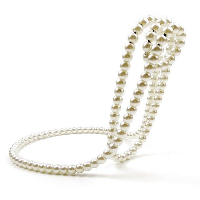 Skanto | Elegant Pearl Bottle Holder - Hengende Vinflaskeholder Rack