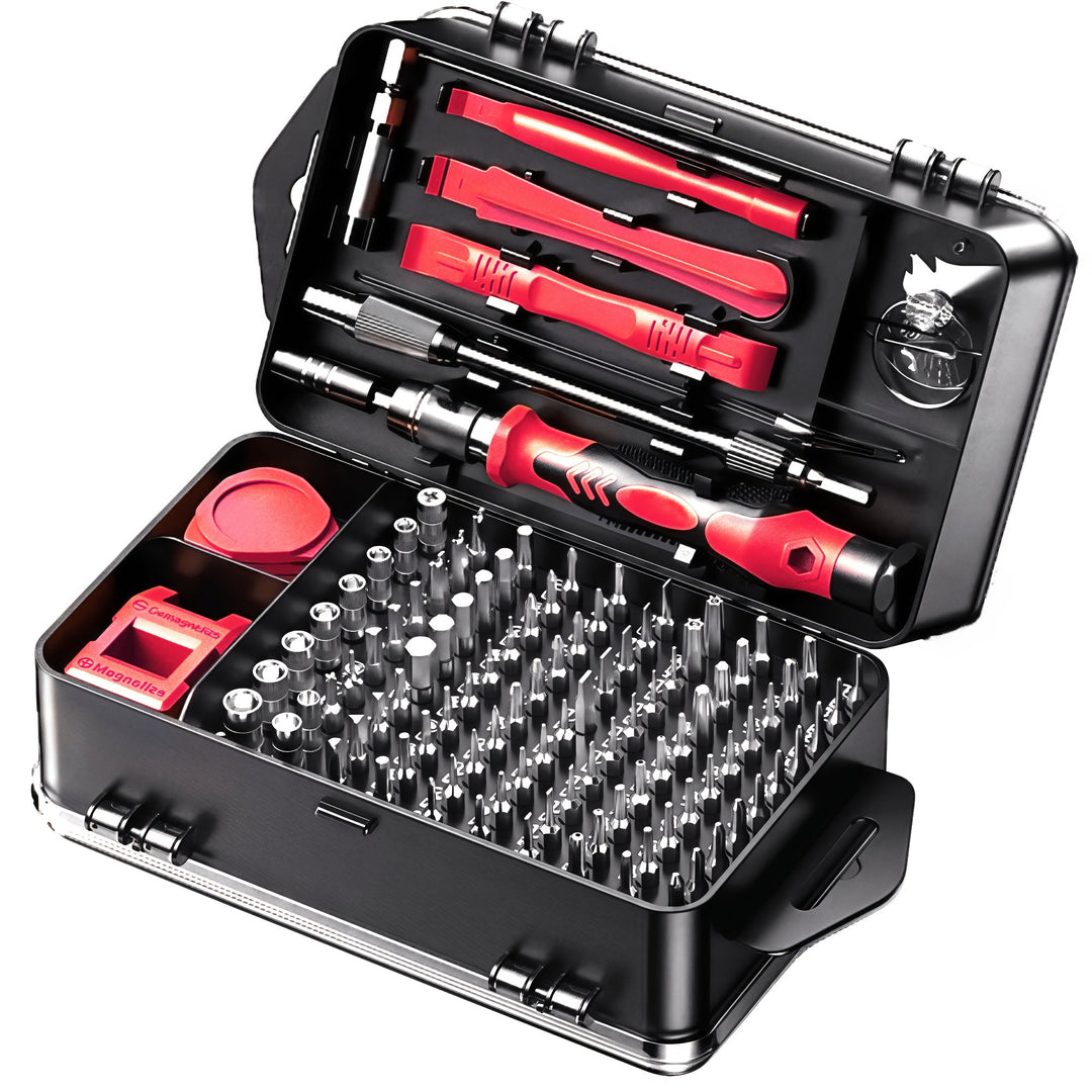 Precision Skrutrekker Sett 117-deler med Bits | Skanto