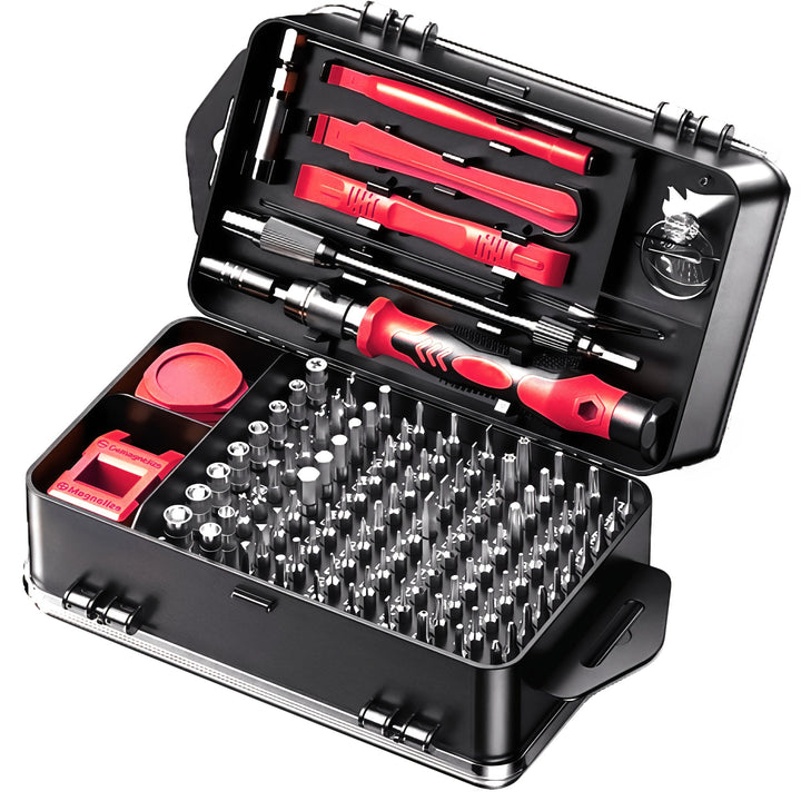 Precision Skrutrekker Sett 117-deler med Bits | Skanto