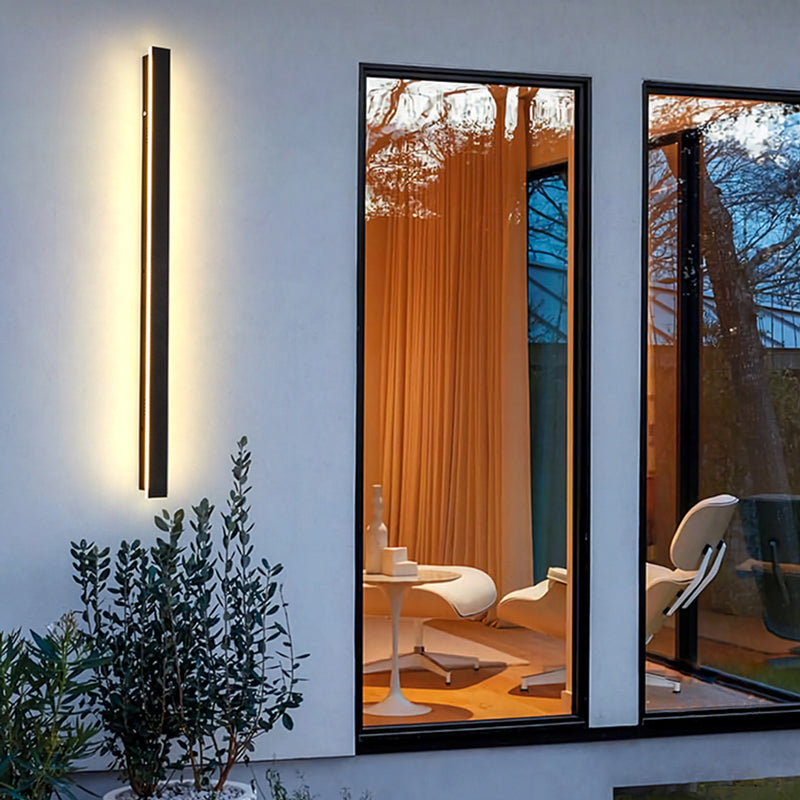 Zenith – Kompakte LED-vegglamper med metallhåndtak for innendørs og utendørs bruk, moderne design for hage og hall