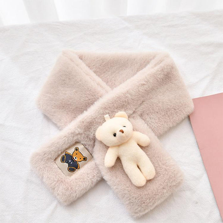 Skanto | Sweet Bear Plush Bib For Adults And Children