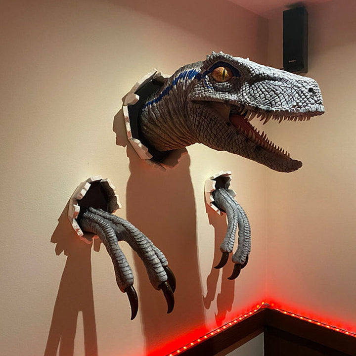 Skanto | Vegg Sprengende Velociraptor Dekorasjoner