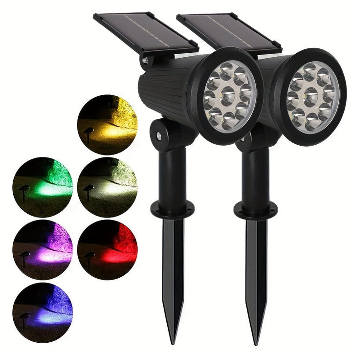 SolarLuxe Spotlight - Bærekraftig 9LED Hagebelysning | Skanto