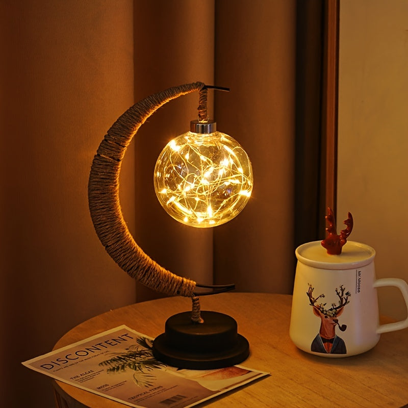 MoonGlow Lampe - Stilig Smijern LED Bordlampe Skanto