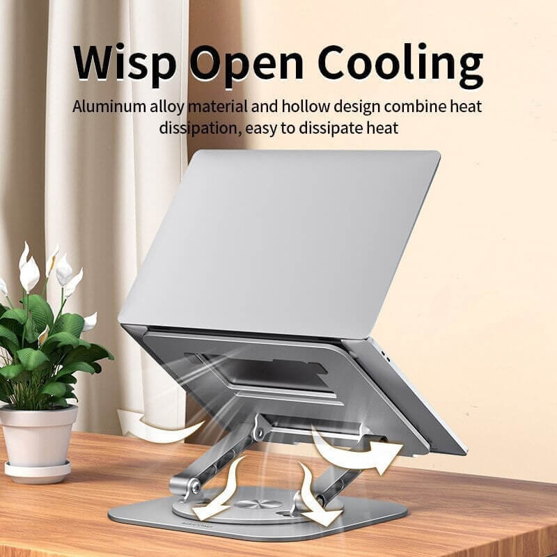 Skanto | Laptop Stativ i Aluminiumlegering Rotasjonsbrakett