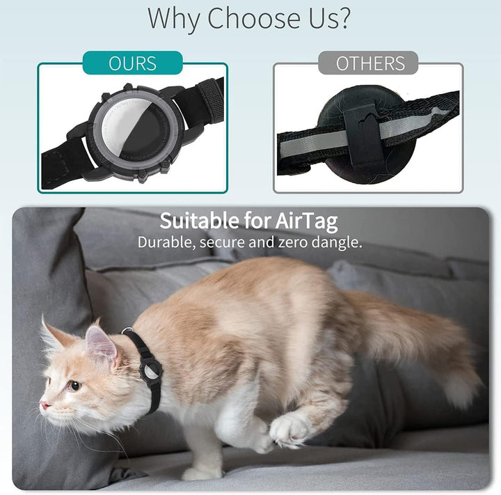 Skanto | FELITRACK – Katt GPS Tracker Halsbånd med Reflekterende Design