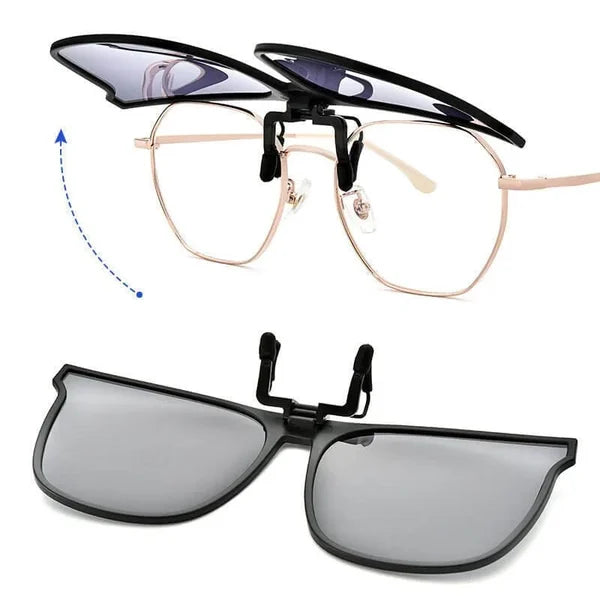 OogZeker Clip Solbriller – Lett Polarisert UV400 Clip-on for Brillebrukere | Skanto