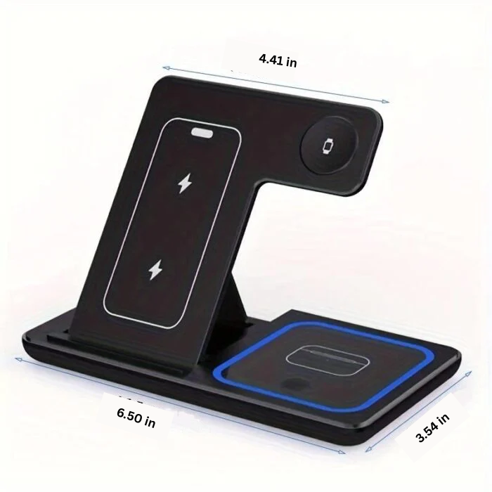3-i-1-Wireless-Induksjonslader for iPhone