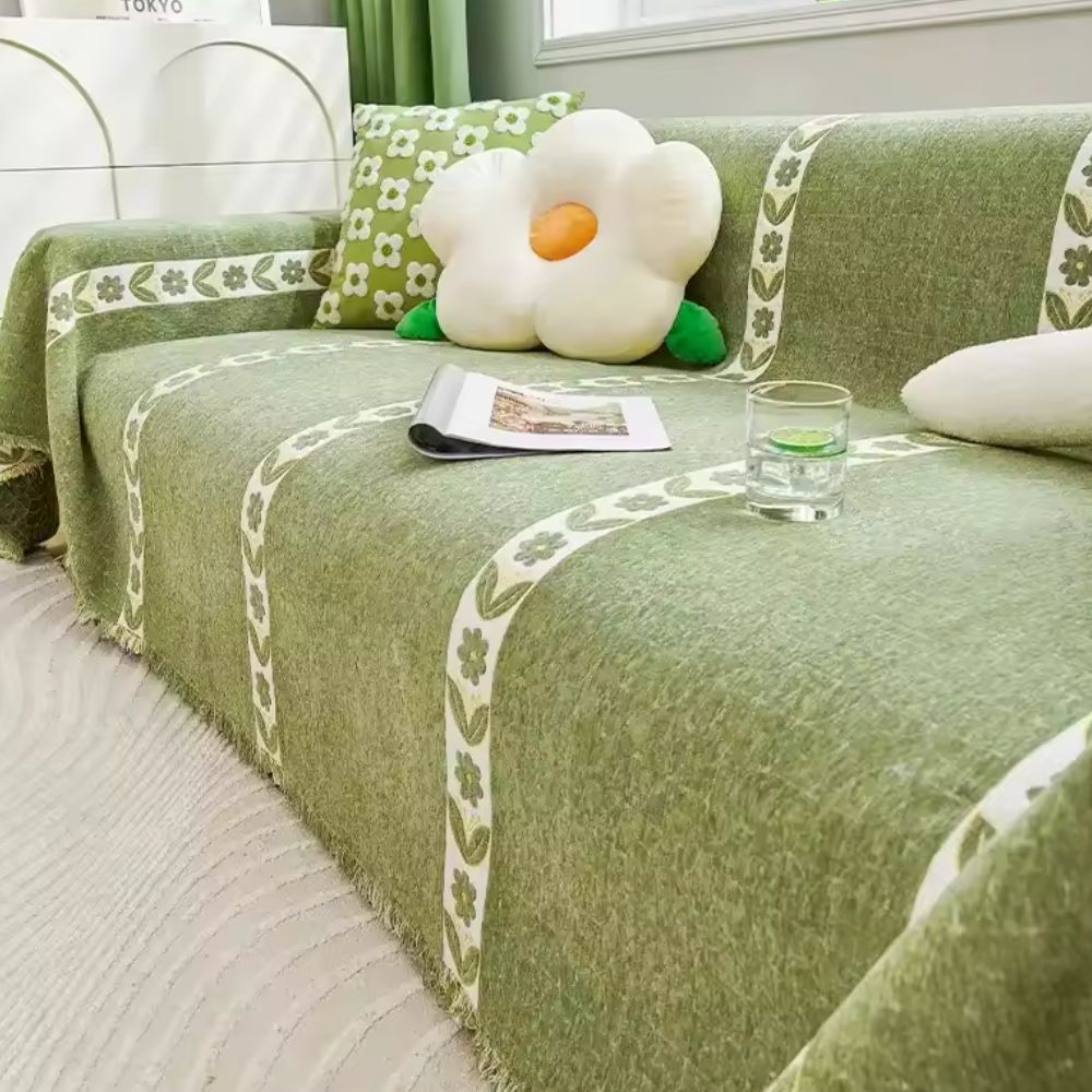 Skanto | Flourish Leaf Sofa Cover