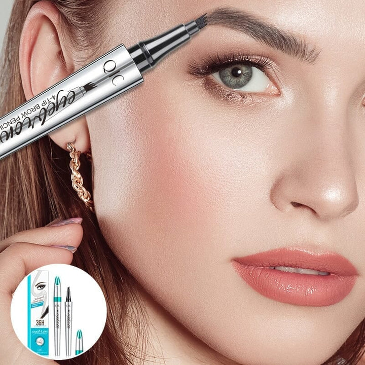 3D Microblading øyenbrynsblyant – vanntett, flekkfri øyenbrynsforsterker