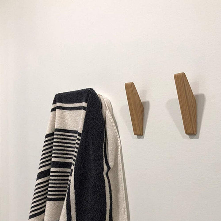 Treveggskroker Sett Nordhaak – 6 Minimalistiske Kjøkkenkroker Laget av Massivt Tre | Skanto