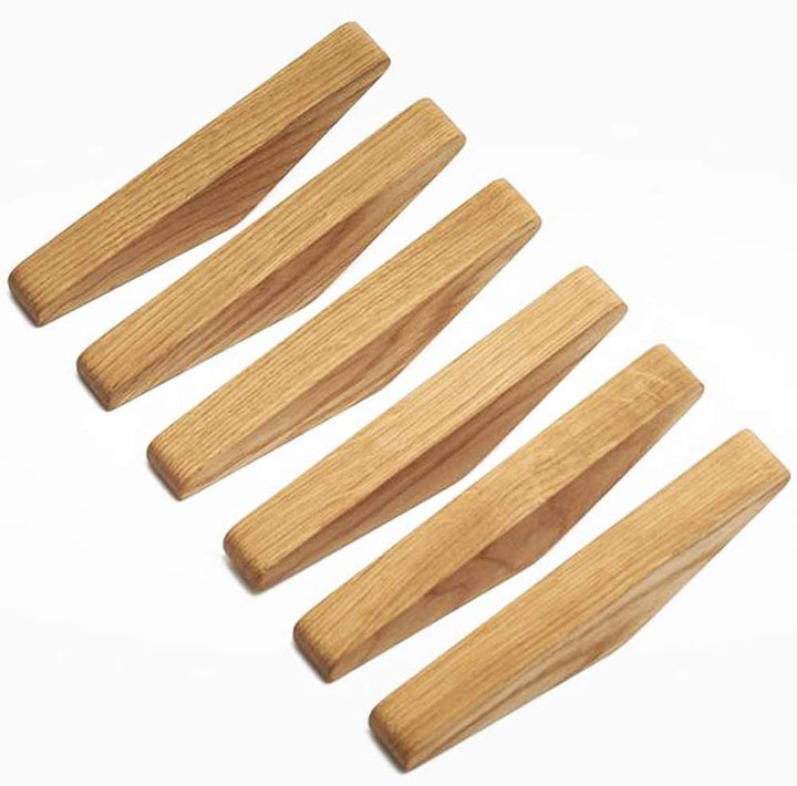Treveggskroker Sett Nordhaak – 6 Minimalistiske Kjøkkenkroker Laget av Massivt Tre | Skanto