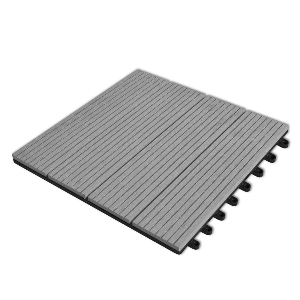 Skanto | WPC fliser 30x30cm 11stk 1m2 Grå